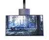 High quality wide screen rotation hanging Lcd display advertising digital signage For Supermarket Shelf