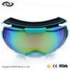 Magnet double lens weak light antifog spherical skiing glasses removable ultra-light goggle lock ski helmet ski goggles for kid