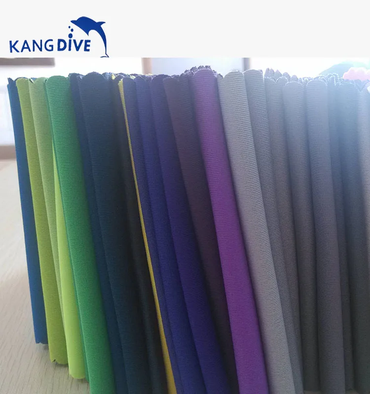 Customized Colored Neoprene Fabric Laminated With Nylon For Wetsuit