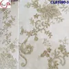 Hot Sale Luxury design embroidery lace beautiful style evening party fabric hand made beans lace