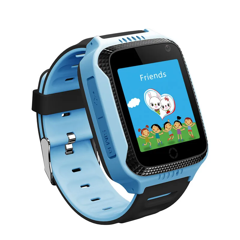 
Mini cellphone sos call kids android gps tracking smart bracelet watch with camera and light 