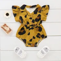

Newborn Baby Girl Summer Ruffle Sleeveless Romper Jumpsuit Outfits Clothes