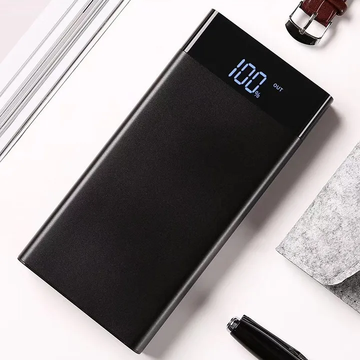 premium large capacity 74wh aluminum shell digital display portable charger power bank 20000mah external battery