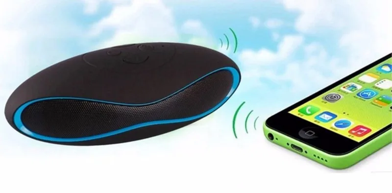 CE FC ROHS Hands Free Wireless BT Speaker Portable Mini Laptop Speaker With FM Radio - ANKUX.COM