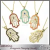 Hot sale fashion jewelry stainless steel pendant Hamsa hand