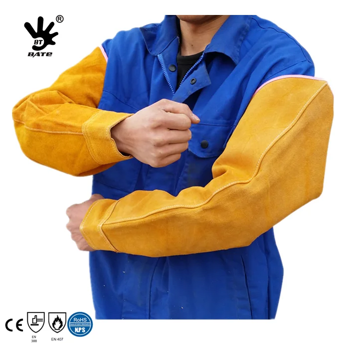 Industry Leather Tig Welding Sleeves,Long Protect Arm Sleeves Buy