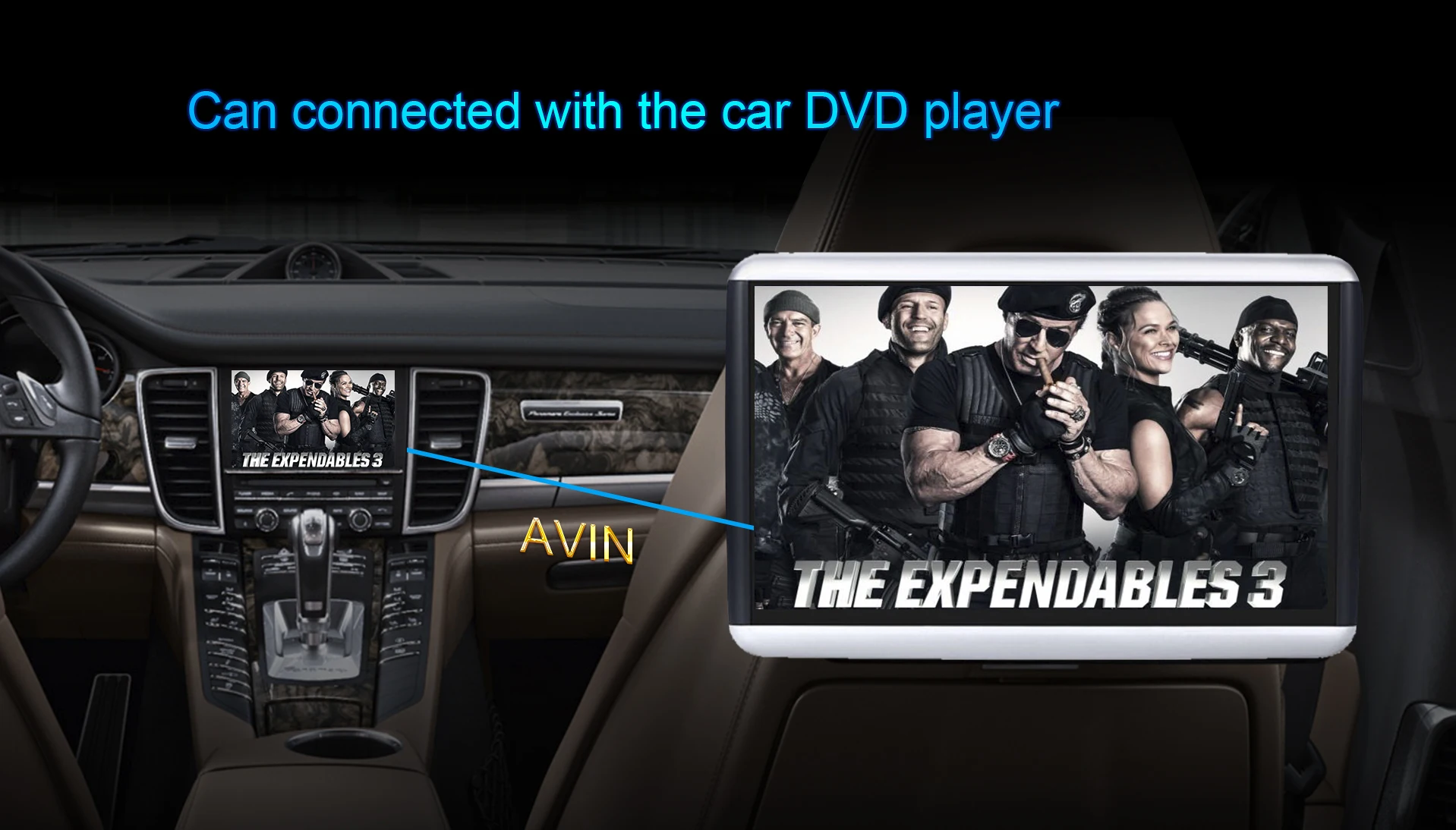 Universal 10.6 Inch Ips Lcd Car Tv Monitor Bt Android 10.0 Headrest