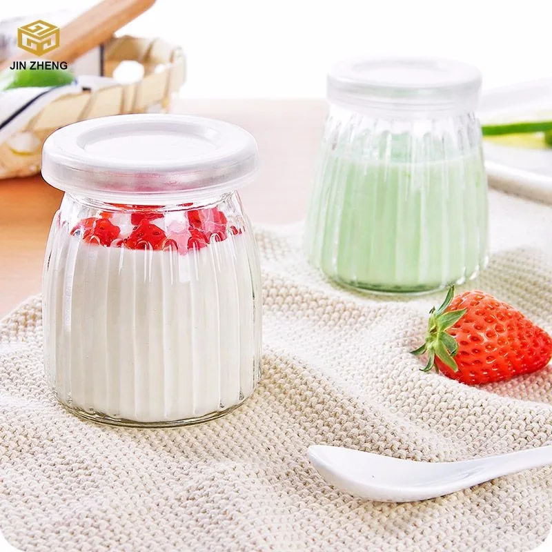 Yogurt Jars Pudding Jar With Lid Glass Pudding Yogurt Bottle Buy Milk