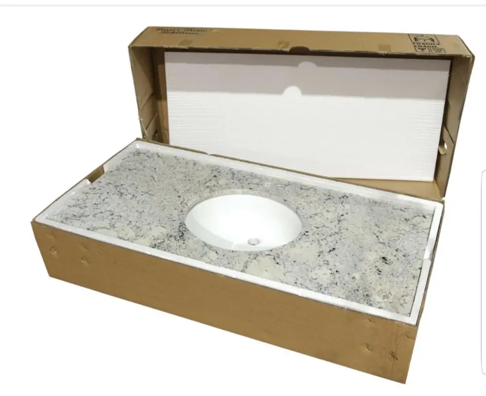 Prefab Granite 72 Bathroom Countertops With Built In Sinks Buy