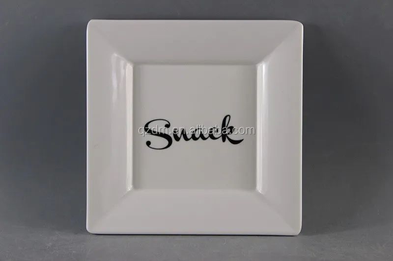 Square Dessert Dish Melamine Square Dinner Plate