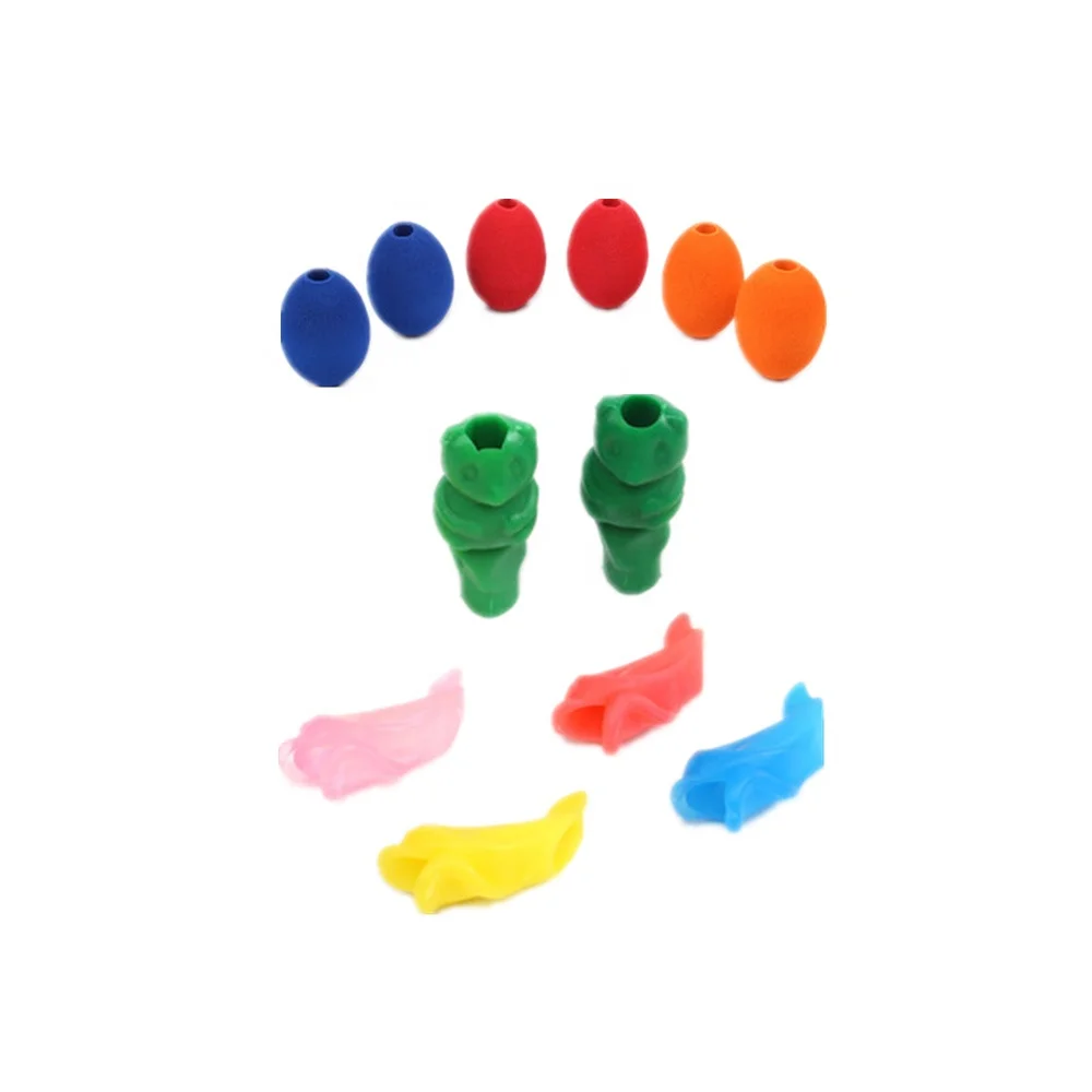 
Wholesale Hot Sales Colorful Pencil Grips, Silicone Grip Pen 