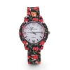 Simple Printed broken flowers Wristwatches Rose Pastoral Style For Girl Student Ladies Quartz Women Watches