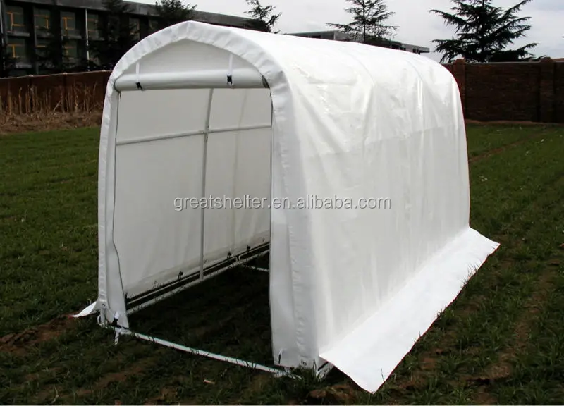 tarp bike shelter