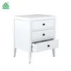 High End Hotel Bedside Tables 1 Drawer For 5 Star , solid wood Top Nightstand