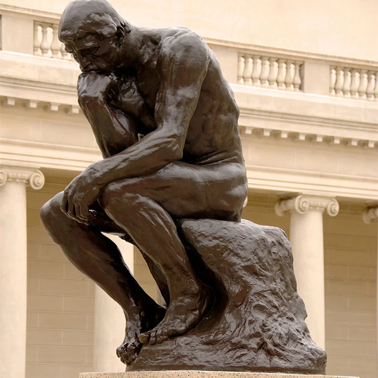 2019 high quality repreduction rodin famous the thinker