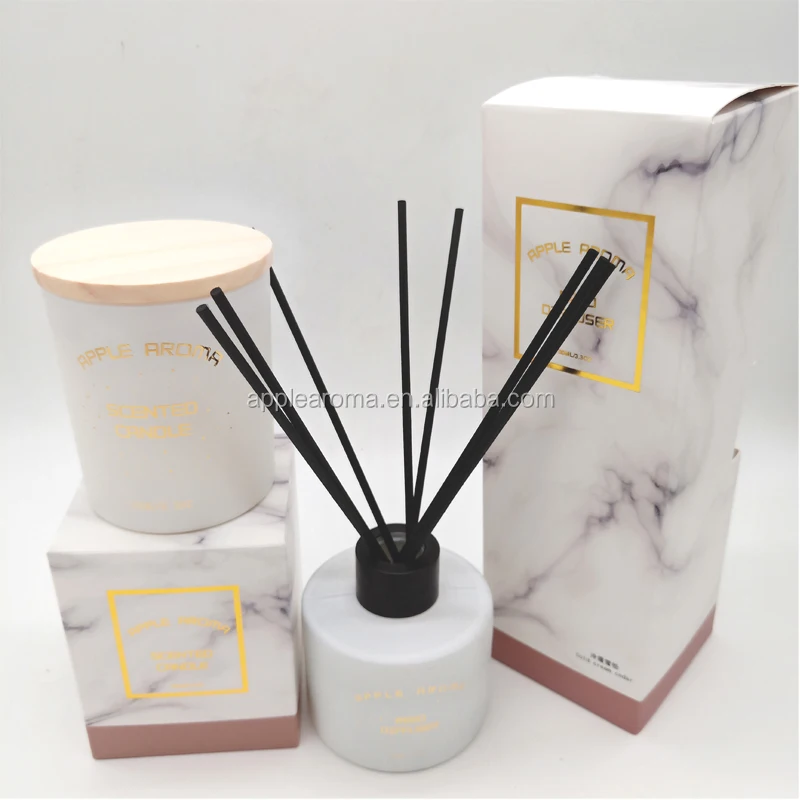 Home Decoration Fragrance Aroma Candle And Reed Diffuser Set Buy