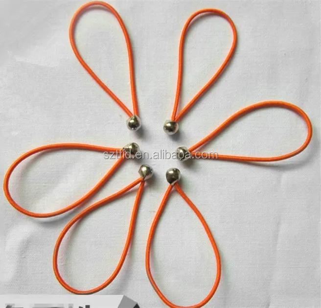 Elastic String With Metal Balls For Hanging Tag Elastic String