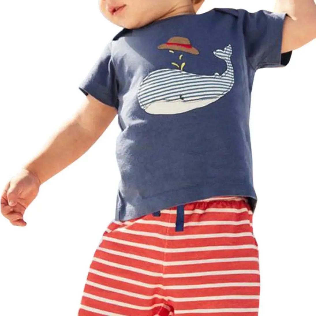 DIGOOD for 1-4 Years Old,Toddler Baby Boys Cartoon Dinosaur T-Shirt+Shorts,Children 2Pcs Stylish Outfits Clothes Sets
