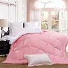 Skin-Friendly Luxury 100 polyester Pink wave point microfiber comforter