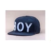 BSCI AUDIT black custom boy flat brim snapback baseball cap