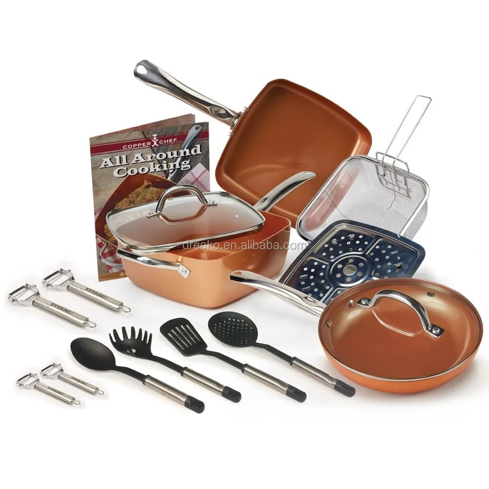 12 Piece Masterclass Premium Prestige Kitchen Ware Cookware Set Non