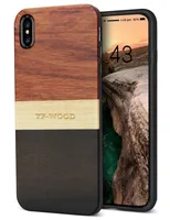 

Natural wood mobile phone case for iphone X custom logo phone cover real natural Stylish Shockproof