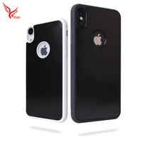 

Anti-gravity sticky Black mobile cover nano suction anti gravity phone case For Iphone Xr Xs max x 8 7 6 6s plus