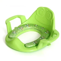 

Potty Training Seat For Kids Toilet Seat for Baby with Cushion Handle and Backrest Toilet Trainer for Round and Oval Toilet