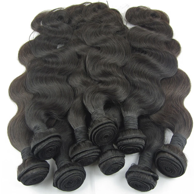 

2019 New Arrival Unprocessed Virgin Brazilian Body Wave Hair, Natural black