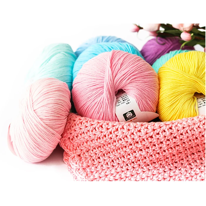 
High Quality Cotton Yarn 8ply With Soft Feeling Touch Made by 100% all Cotton for Baby Sweater 