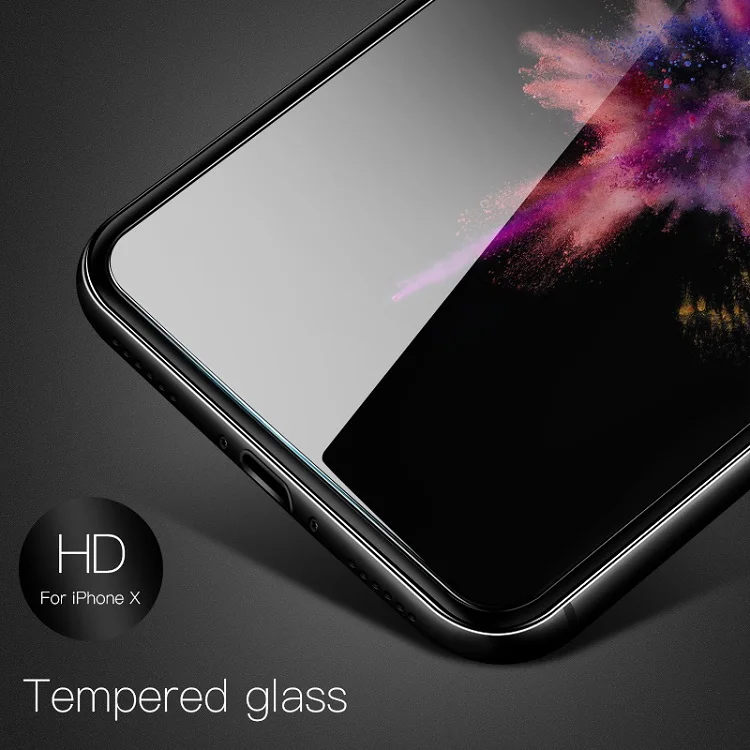 
2020 Ultra Thin Wholesale 9H 2.5d for iPhone X screen protector for iPhone X tempered glass for iPhone 11 6 7 8 plus 12 max 