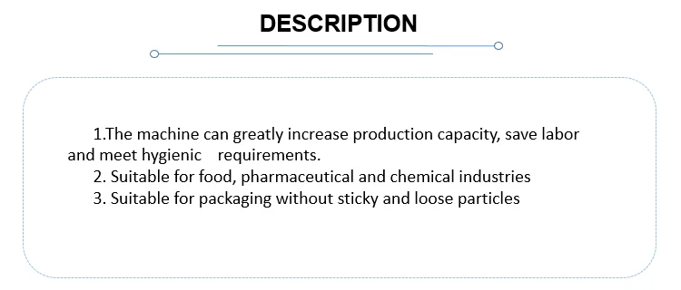 Tianjin Sanqiao Automatic Pouch Packing Machine
