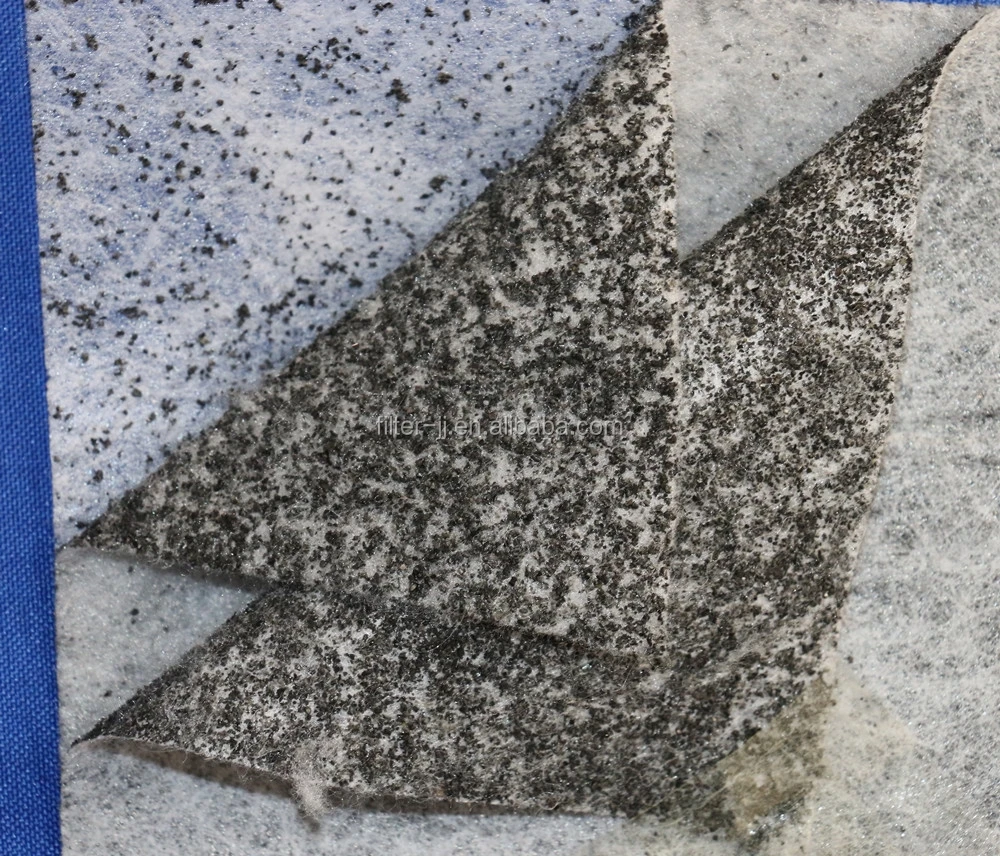 
Quality 770gsm auto cabin filter medium carbon cloth 