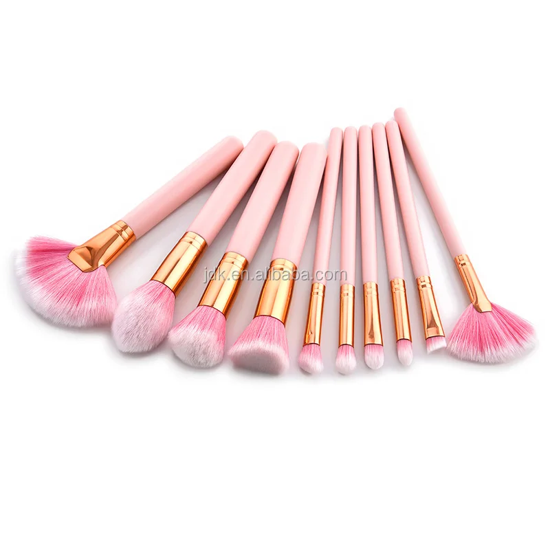 

Portable Travel Kits Makeup Brush Set 10Pcs, Many colors for your choice
