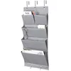 5 Pocket Office Supplies Over the Door Wall Mount Hanging Storage Organizer Save Space for Baby Nursery Closet Children's Room