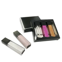 

3 Colors Set Glitter Lipgloss Waterproof Long Lasting Matte Lipstick Set Private Label No Brand Makeup
