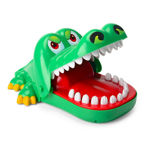 Funny Crocodile Bite Their Finger Toy And Vicious Alligator Bite Finger ...