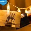 Good Quality 20 LED Fairy Lights Inside Clear Clips LED Photo Clip String Lights Transparent Cable