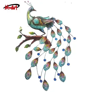 Home Decor Metal Peacock Garden Decoration Bright Color Wall Ornament Buy Peacock Decoration Bird Metal Peacock Garden Decoration Metal Peacock Wall