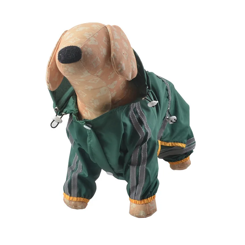 

Pet clothes reflective raincoat small dog raincoat