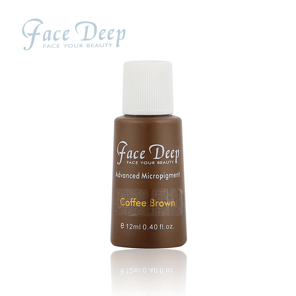 

Large bottle Face Deep Carob Permanent Makeup Semi Cream Pigment For Eyebrows Micropigment