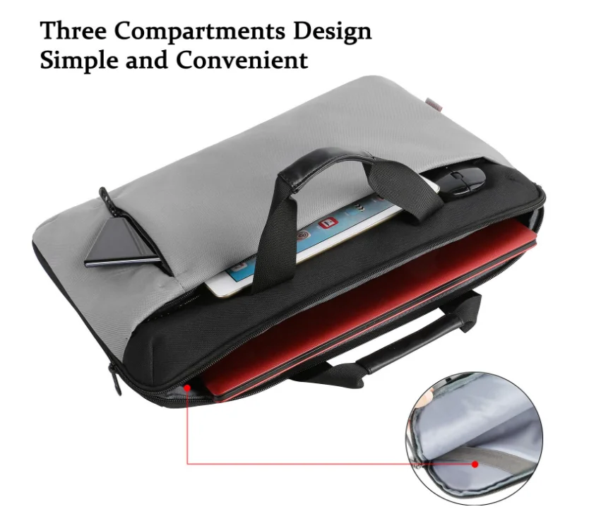 Slim Laptop Bag,17.3 Inch Laptop Carrying Case Briefcase Sleeve With