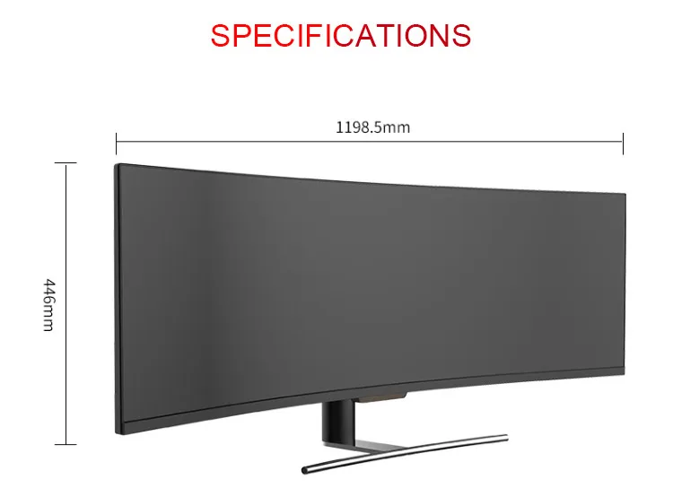 144hz Led Monitor 49 Inch 4k Curved Computer Gaming ...