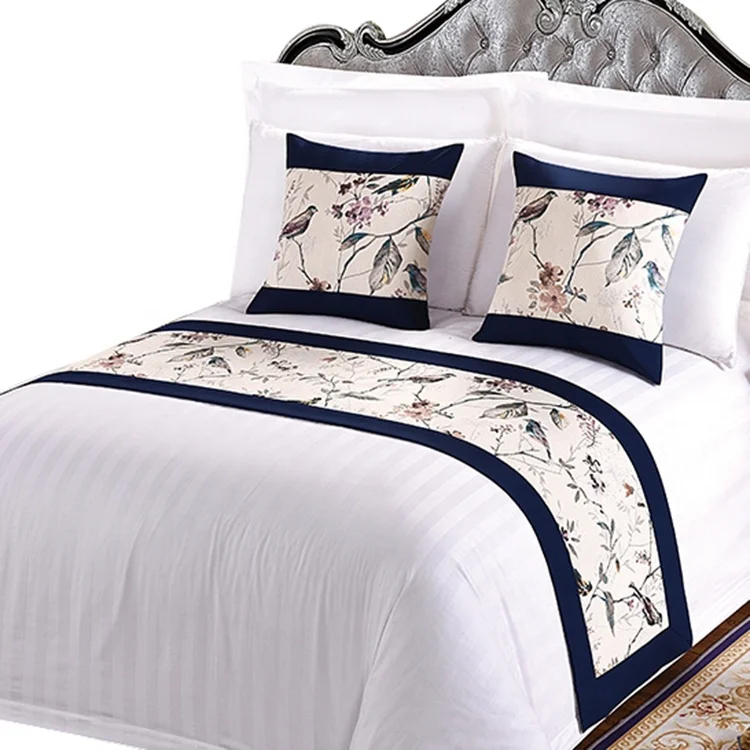 Custom Decorative Luxury King Size Bed Runner For Hotel Buy King Size