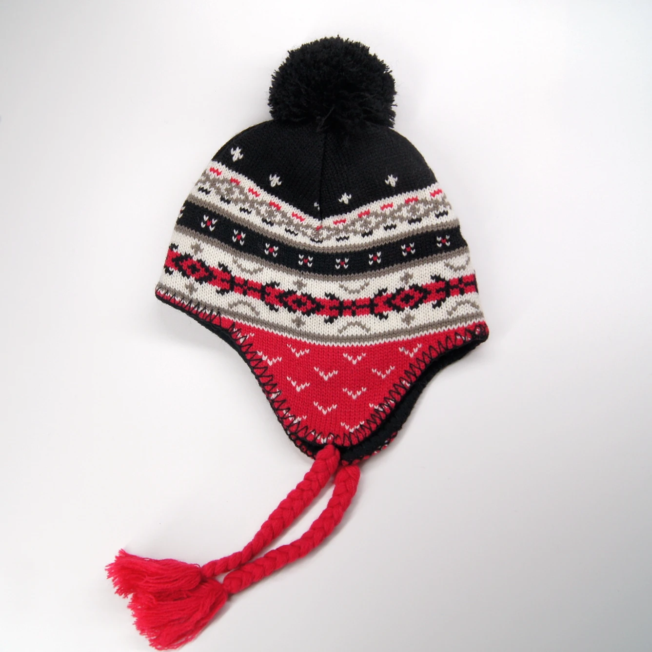 knit flap hat