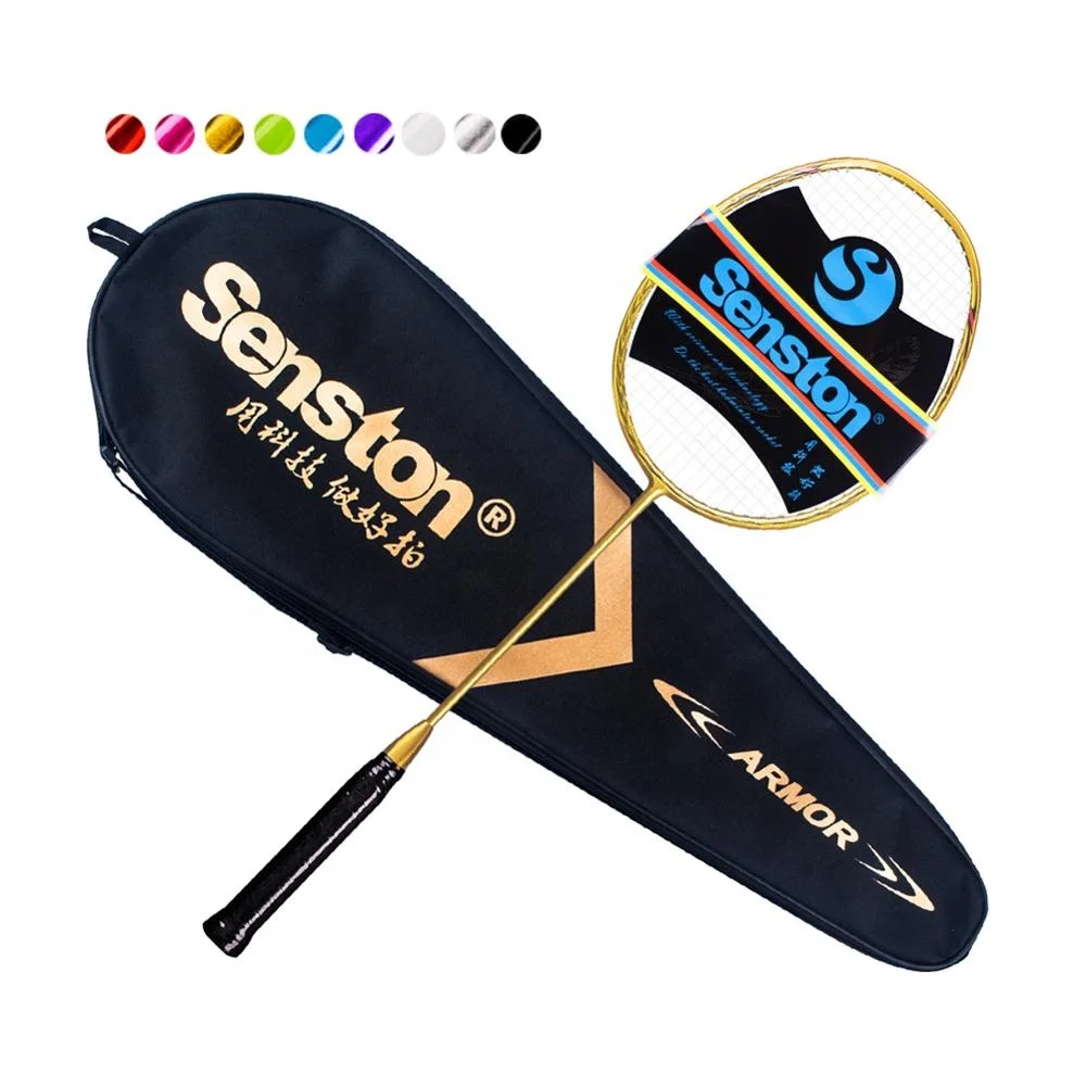 

High Quality Senston N80 Carbon Badminton Racket Carbon Fiber, Red/white/gold/pink/blue/black/purple/silver/green