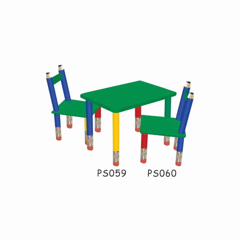 Kids pencil outlet table and chairs