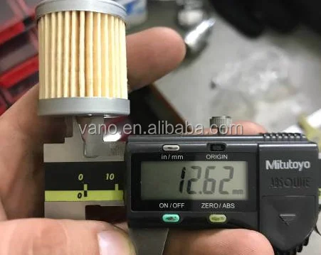 Motorcycle 12.6MM diameter paper oil filter