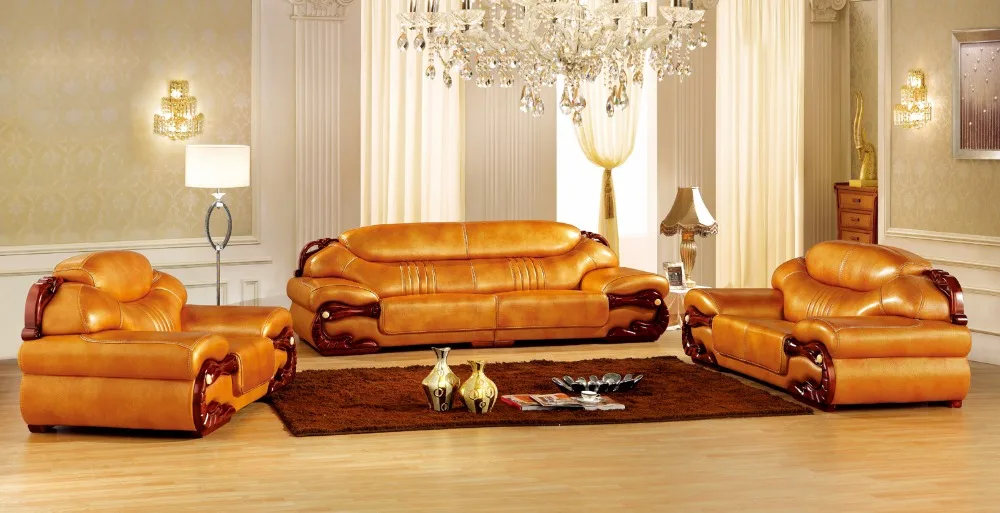 Online Buy Wholesale leather living room sets from China