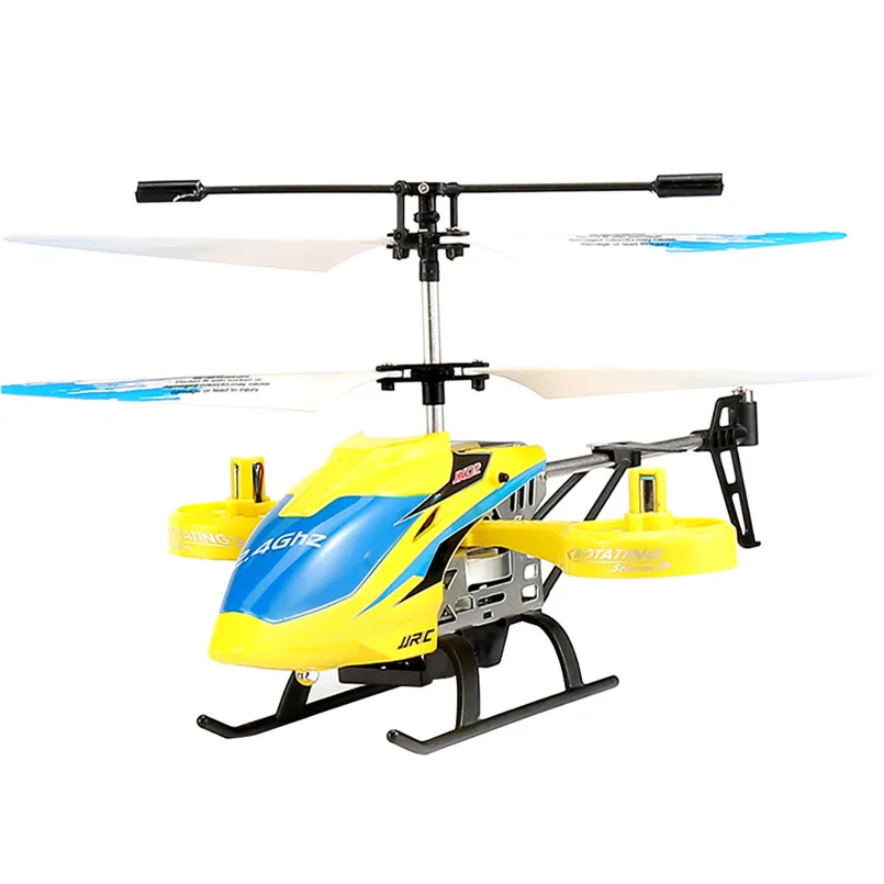 

2019 Hoshi JJRC JX02 RC Helicopter Flying Drone 2.4G 4CH Alloy Construction Crash Resistant Altitude Hold Toys Helicopter RTF, Red/yellow